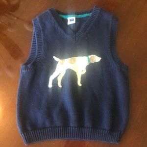 Janie and Jack Dog Sweater Vest